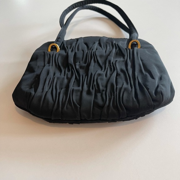 Lou Taylor Vintage Black Handbag/Clutch - Picture 6 of 6